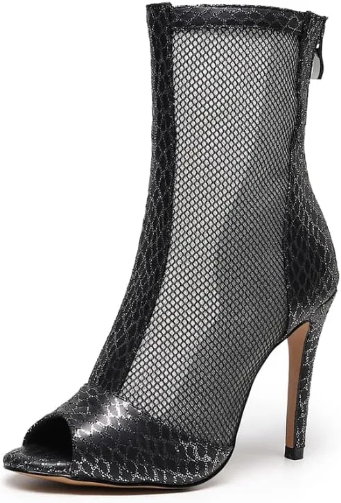 TINRYMX Womens Latin Dance Shoes Open Toe Professional Ballroom Salsa Tango Dance Shoes,Model-YCL526