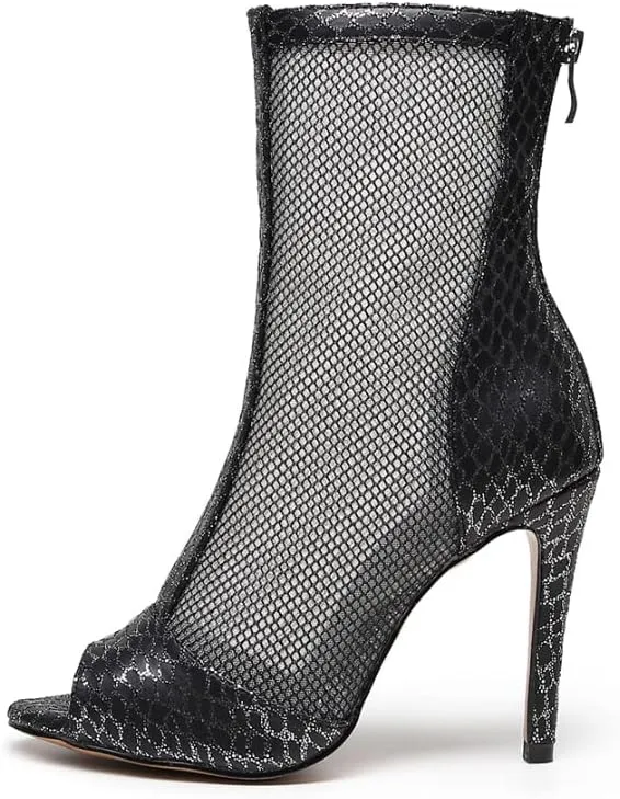 TINRYMX Womens Latin Dance Shoes Open Toe Professional Ballroom Salsa Tango Dance Shoes,Model-YCL526