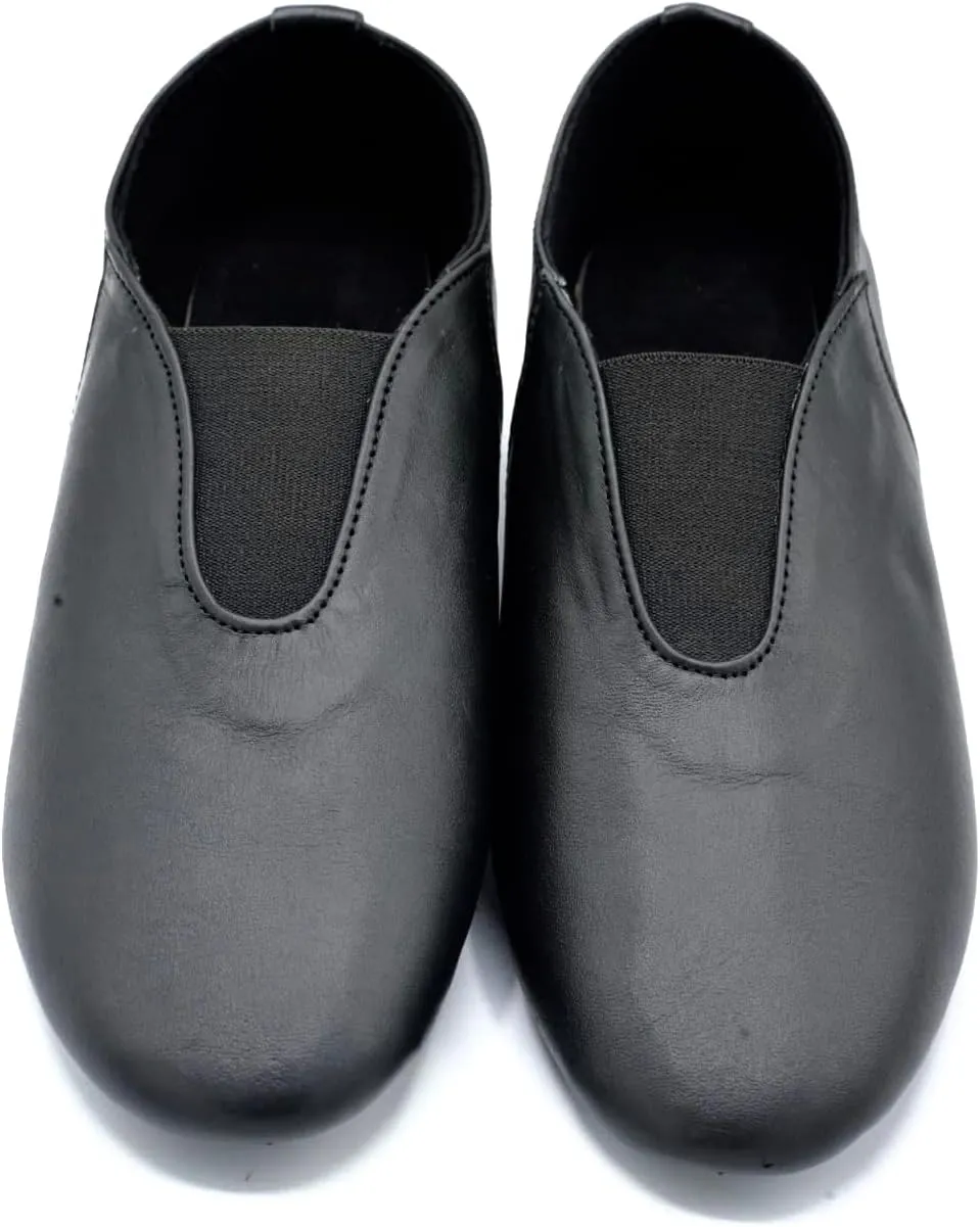 TW Leather Dance Upper Slip on Jazz Shoes