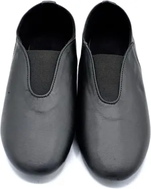 TW Leather Dance Upper Slip on Jazz Shoes