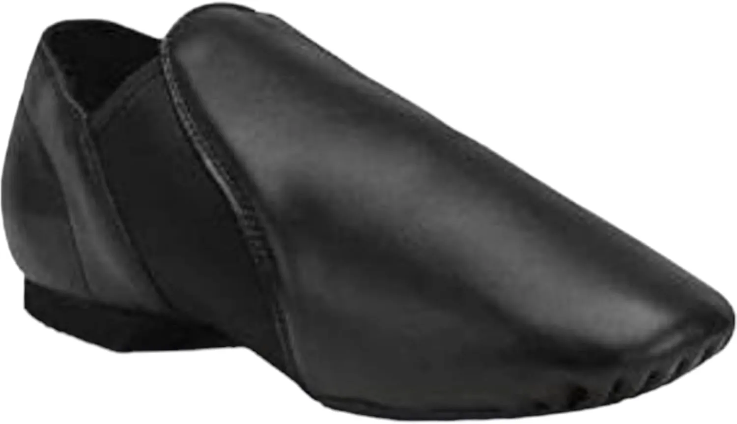 TW Leather Upper Slip on Jazz Shoe for Little Girls.