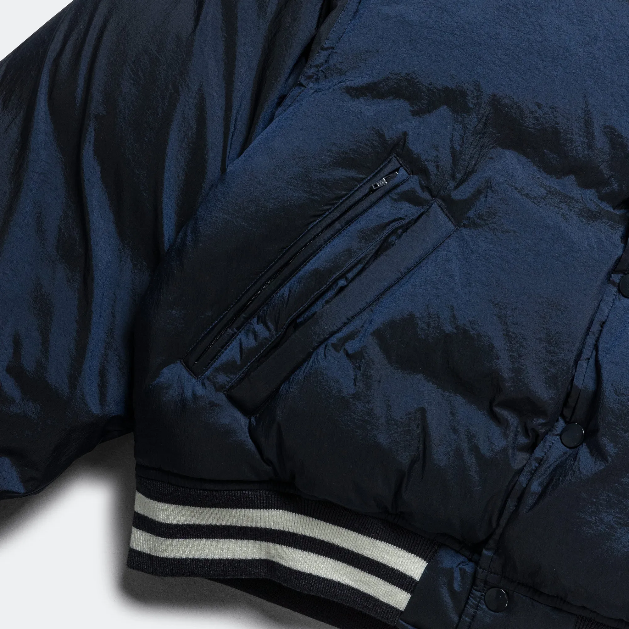 Varsity Down Jacket - Navy