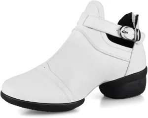 VEACAM Walking Dance Shoes for Women, Slip on Shoes Arch Support Jazz Shoes Lightweight Split Sole Beginner Ballroom Dancing Sneakers