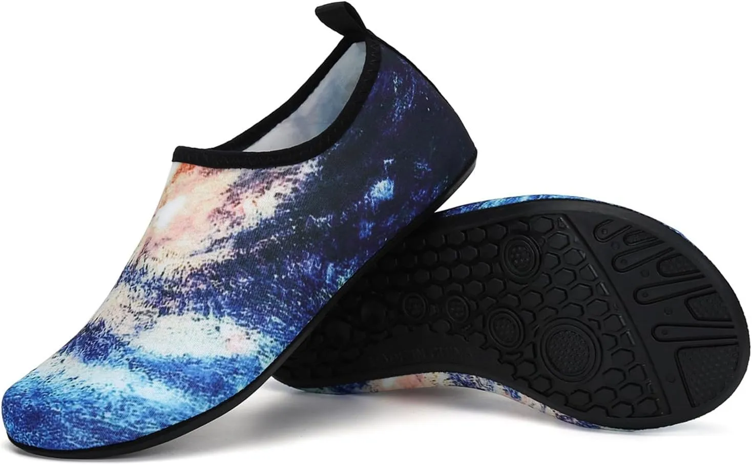 Water Sports Shoes Barefoot Quick-Dry Aqua Yoga Socks Slip-On for Men Women Swim Beach Barefoot Slip-on Wide Toe Box Sneakers Hiking Athletic Outdoor Shoes for Pool Surf Walk Breathable Soft Unisex
