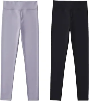 WEONEDREAM Girls Stretchy Leggings Toddler Girls Long Pants Spandex Leggings for Athletic Yoga Biking Dance
