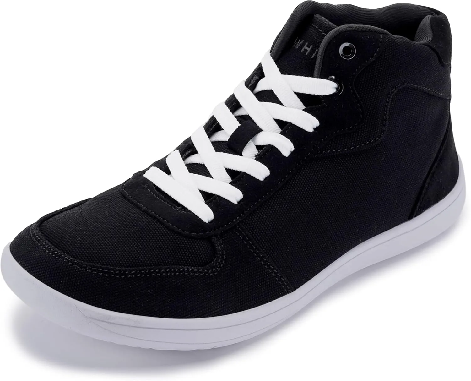 WHITIN Men's Canvas Minimalist Barefoot Shoes   Wide Toe Box   Zero Drop