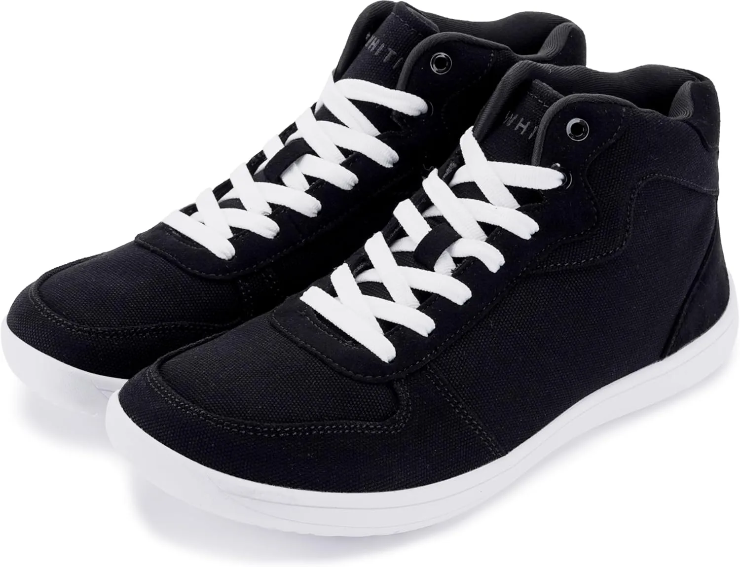 WHITIN Men's Canvas Minimalist Barefoot Shoes   Wide Toe Box   Zero Drop