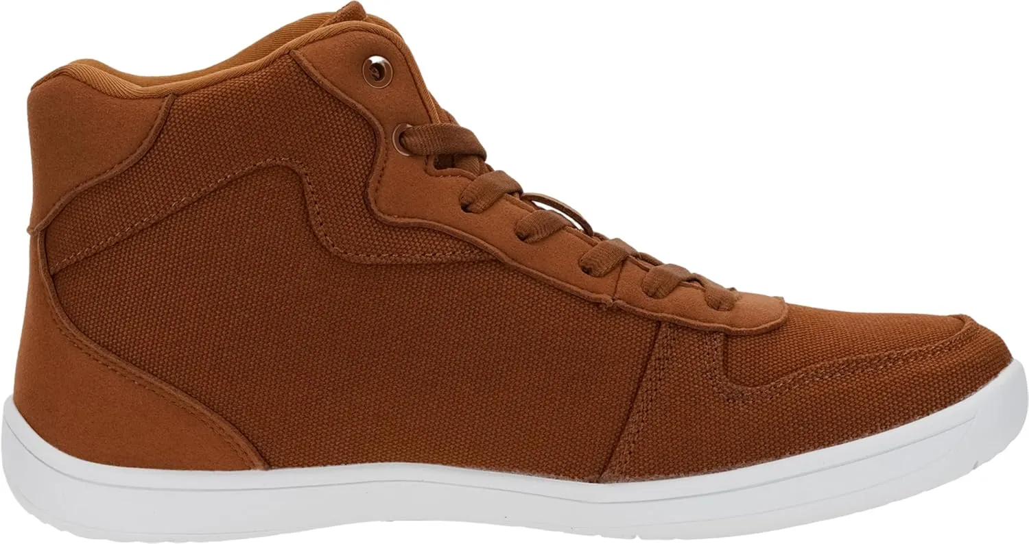 WHITIN Men's Canvas Minimalist Barefoot Shoes   Wide Toe Box   Zero Drop