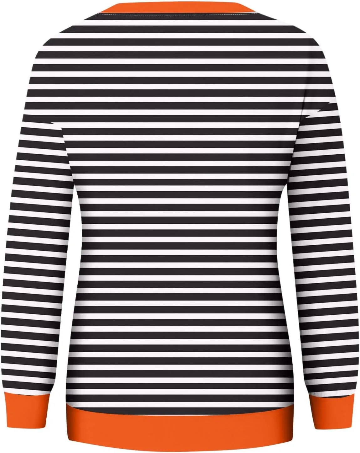 Women Striped Crewneck Sweatshirts Trendy 2024 Pullover Tops Long Sleeve Preppy Shirts Fall Fashion Clothing