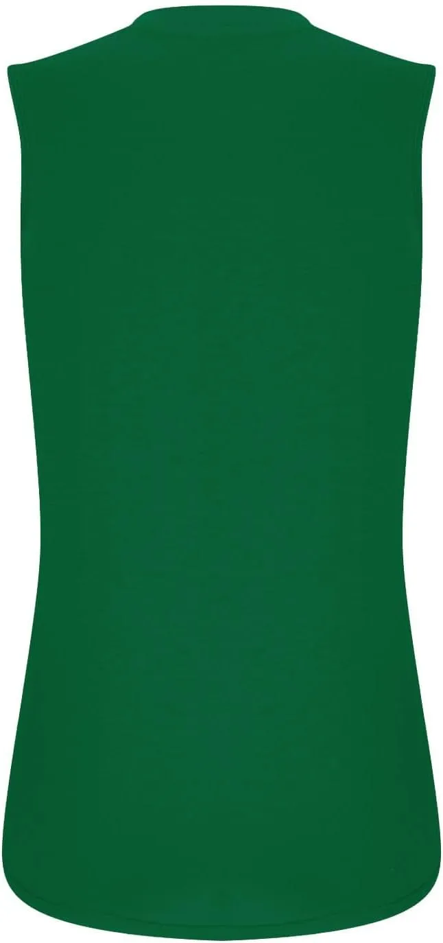 Women V Neck Summer Tank Tops Loose Fitting Sleeveless Flowy Tunic Dressy Casual Long Shirt Blouses Trendy Clothing
