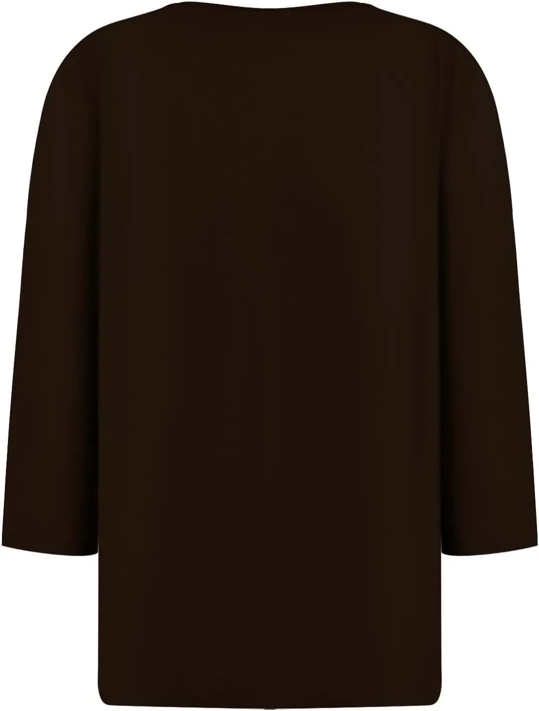Women's 2024 Fashion Tops 3/4 Sleeve T-Shirts Cute Crewneck Basic Business Tees Blouses