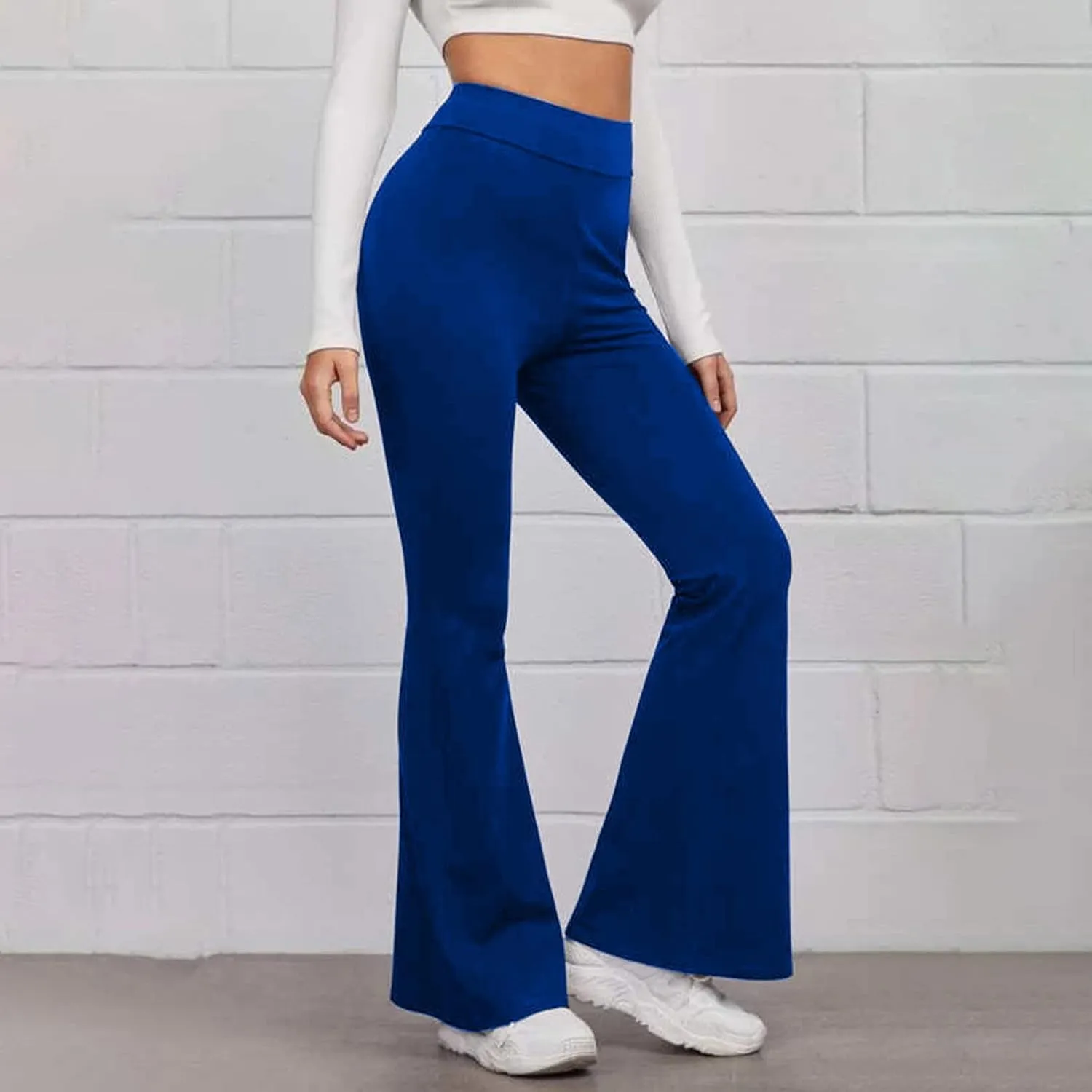 Women's Flare Pants High Waisted Flared Leggings Bootcut Workout Bell Bottoms Leggings Tummy Control Yoga Pants