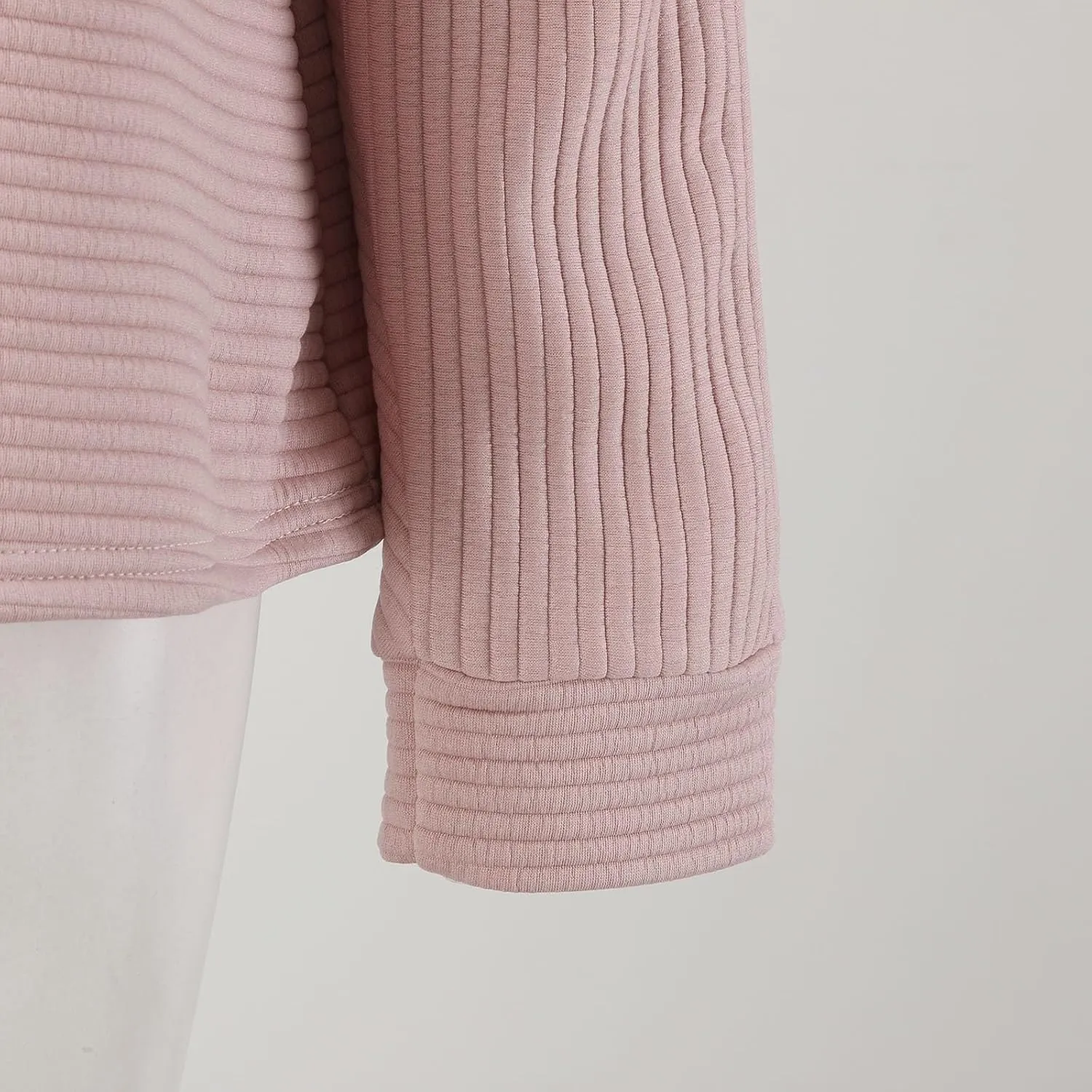 Womens Half Zip Up Winter Fall Long Sleeve Sweatshirts Fashion Comfort Trendy Quarter Zipper Collared Tops Thin 2025