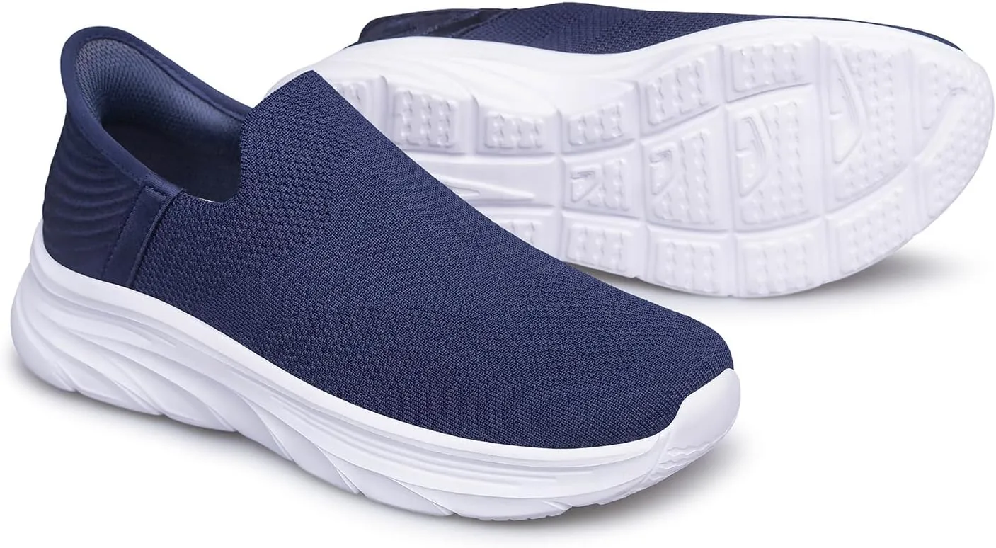 Women's Walking Shoes Hands Free Slip On Sneakers Comfort Lightweight Non Slip Workout Gym Nurse Shoes