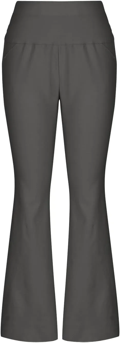Yoga Flare Leggings Womens High Waisted Pants Stretch Butt Lift Leggings Bell Bottom Pant Running Trouser with Pocket