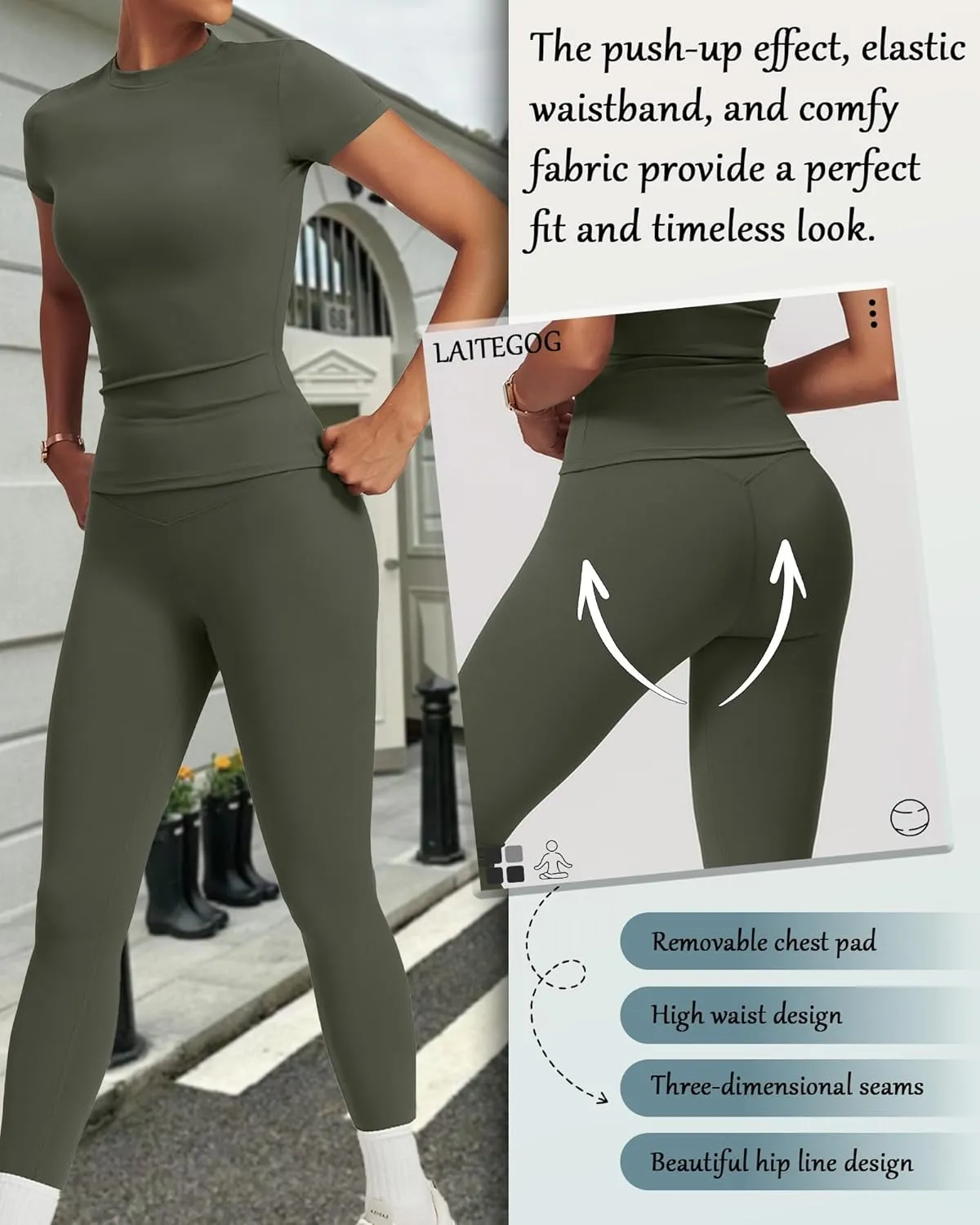 yoga sets for women 2 piece Seamless Workout Sets for Women High Waist Removing chest pad workout sets